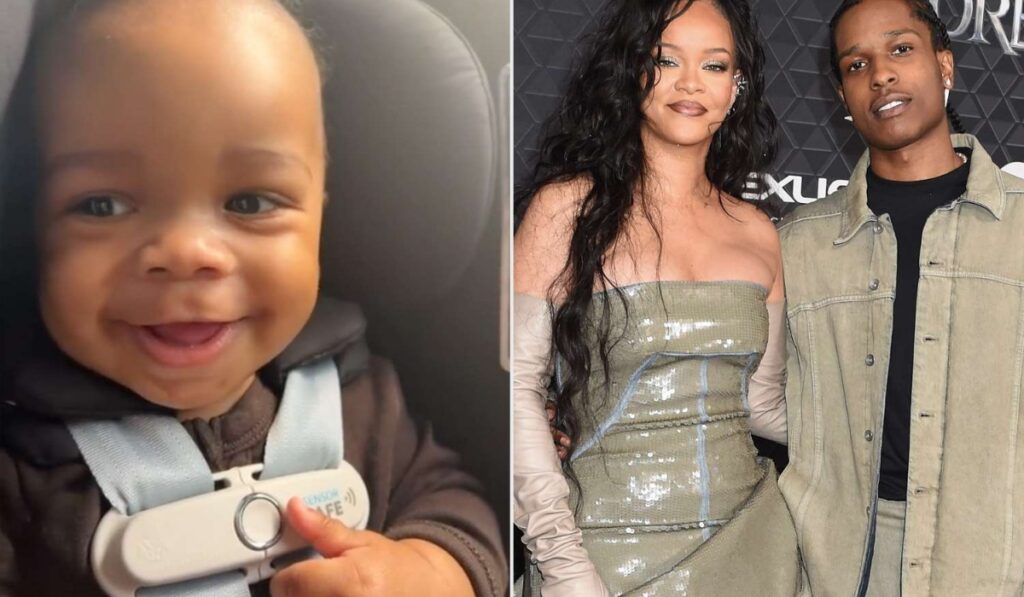 Rihanna has revealed the first look of her and A$AP Rocky's baby son