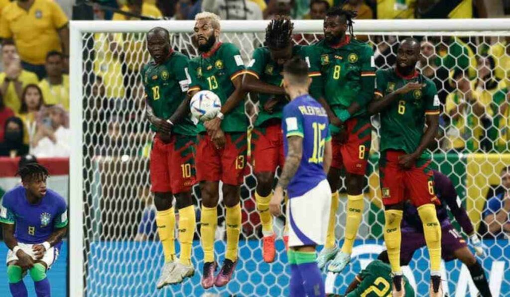 Brazil, who topped Group G, lost to Cameroon