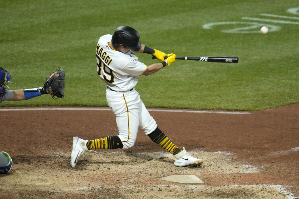 Pirates infielder Drew Maggi finally made his MLB debut after 13 seasons